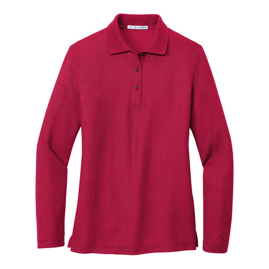 Port Authority Women's Silk Touch Long Sleeve Polo