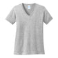 Port And Company Women's Core Cotton V-Neck Tee