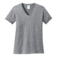 Port And Company Women's Core Cotton V-Neck Tee