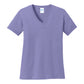 Port And Company Women's Core Cotton V-Neck Tee