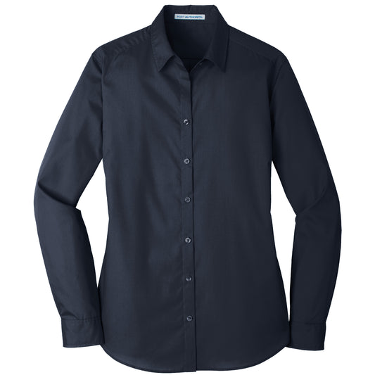 Women's Long Sleeve Carefree Poplin Shirt