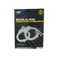 Streetwise Nickel-Plated Solid Steel Handcuffs